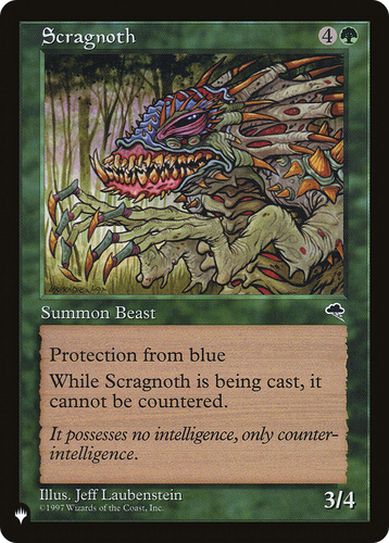 Scragnoth (LIST-) - The List、Wizards of the Coast、kayou