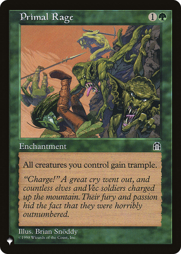 Primal Rage (LIST-) - The List、Wizards of the Coast、kayou