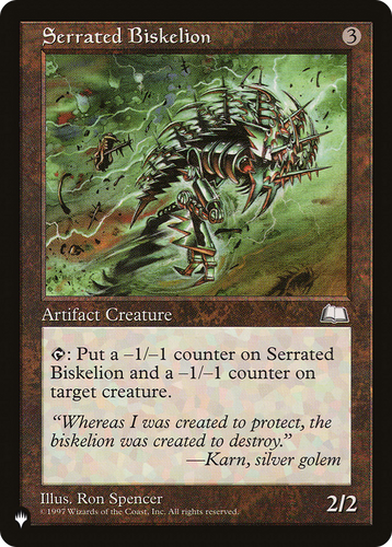 Serrated Biskelion (LIST-WTH-156) - The List、Wizards of the Coast、kayou