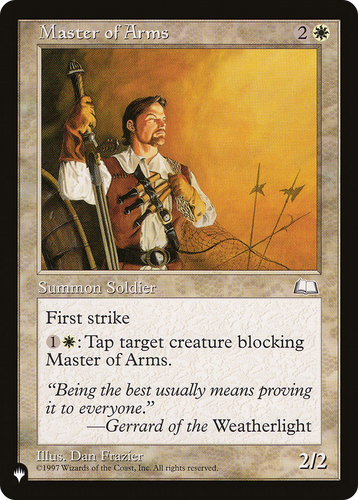 Master of Arms (LIST-) - The List、Wizards of the Coast、kayou