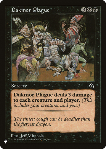 Dakmor Plague (LIST-) - The List、Wizards of the Coast、kayou