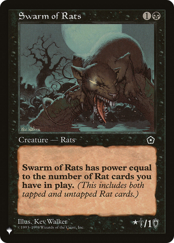 Swarm of Rats (LIST-) - The List、Wizards of the Coast、kayou