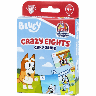 Bluey: Crazy Eights Card Game、Moose Toys、kayou