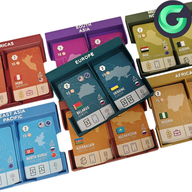 World Order: 3D Printed Card Trays (Gamefound)、Hegemonic Project Games、kayou