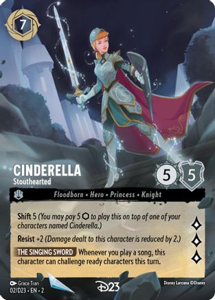Cinderella - Stouthearted (2) - D23 Promos Holofoil、Ravensburger、kayou