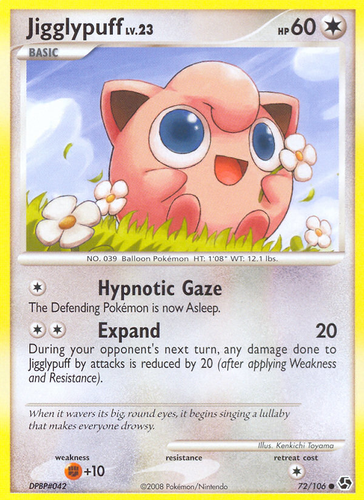 Jigglypuff 72/106 - Great Encounters Reverse Holofoil (LP)、The Pokémon Company、kayou