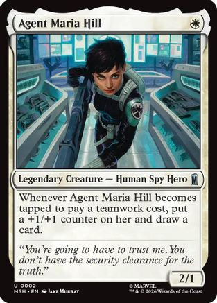 Agent Maria Hill (MSH-002) - Marvel Super Heroes Foil、Wizards of the Coast、kayou