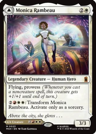 Monica Rambeau (MSH-023) - Marvel Super Heroes Foil、Wizards of the Coast、kayou
