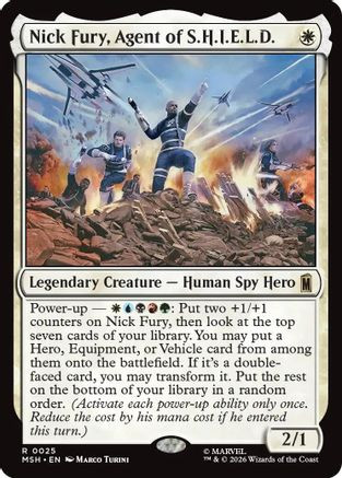 Nick Fury, Agent of S.H.I.E.L.D. (MSH-025) - Marvel Super Heroes、Wizards of the Coast、kayou