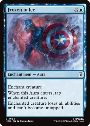 Frozen in Ice (MSH-054) - Marvel Super Heroes Foil - Game Nerdz