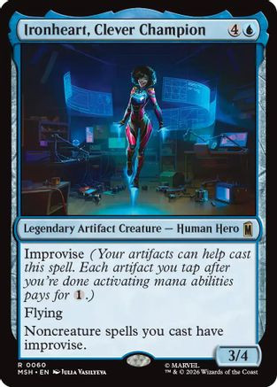 Ironheart, Clever Champion (MSH-060) - Marvel Super Heroes、Wizards of the Coast、kayou