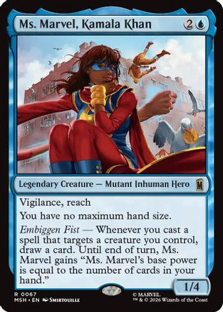 Ms. Marvel, Kamala Khan (MSH-067) - Marvel Super Heroes Foil、Wizards of the Coast、kayou