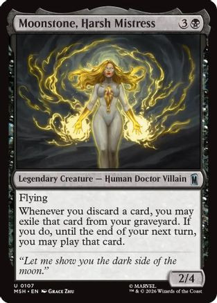 Moonstone, Harsh Mistress (MSH-107) - Marvel Super Heroes、Wizards of the Coast、kayou