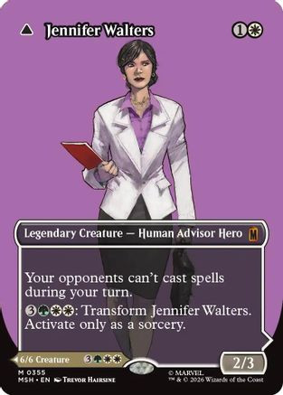 Jennifer Walters (Borderless) (0355) (MSH-355) - Marvel Super Heroes Foil、Wizards of the Coast、kayou