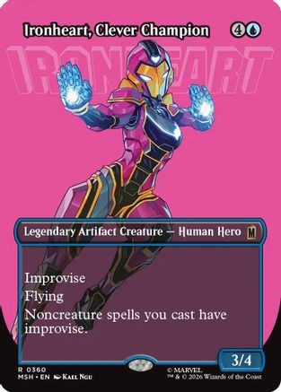 Ironheart, Clever Champion (Borderless) (MSH-360) - Marvel Super Heroes、Wizards of the Coast、kayou