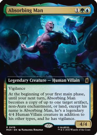 Absorbing Man (Extended Art) (MSH-416) - Marvel Super Heroes、Wizards of the Coast、kayou