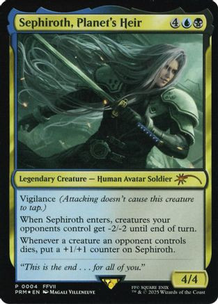Sephiroth, Planet's Heir (Costco Bundle) (UMP-004) - Unique and Miscellaneous Promos Foil、Wizards of the Coast、kayou