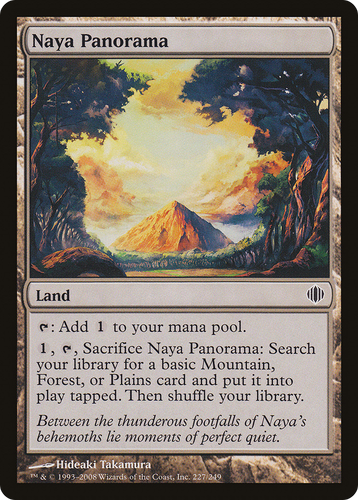 Naya Panorama (ALA-227) - Shards of Alara Foil (LP)、Wizards of the Coast、kayou