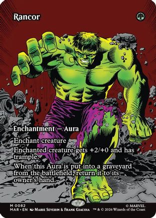 Rancor (Borderless) (MAR-082) - Marvel Universe Eternal-Legal、Wizards of the Coast、kayou