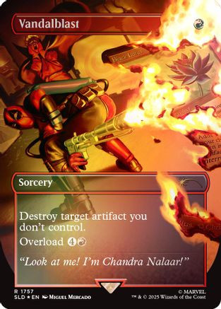Vandalblast (1757) (Rainbow Foil) (SLD-1757) - Secret Lair Drop Foil、Wizards of the Coast、kayou