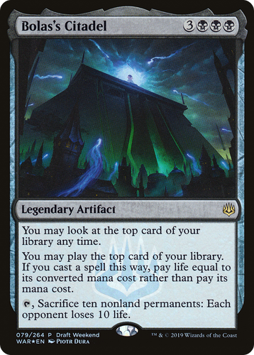 Bolas's Citadel (Draft Weekend) (LARP-079) - War of the Spark Promos Foil、Wizards of the Coast、kayou
