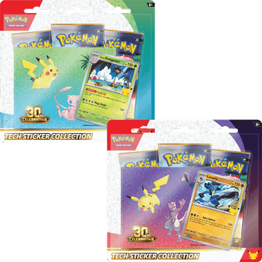 Pokemon: 30th Celebration - Alolan Exeggutor / Lucario Tech Sticker Collection (Set of 2)、The Pokémon Company、kayou