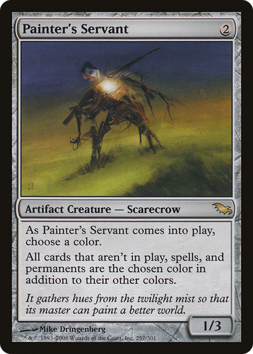 Painter's Servant (SHM-257) - Shadowmoor (MP)、Wizards of the Coast、kayou