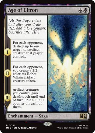 Age of Ultron (Surge Foil) (MSC-041) - Commander: Marvel Super Heroes Foil、Wizards of the Coast、kayou