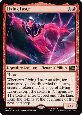 Living Laser (MSC-055) - Commander: Marvel Super Heroes、Wizards of the Coast、kayou