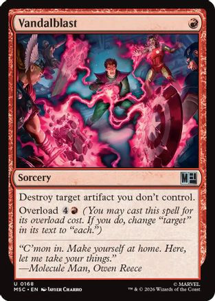 Vandalblast (Surge Foil) (MSC-168) - Commander: Marvel Super Heroes Foil、Wizards of the Coast、kayou