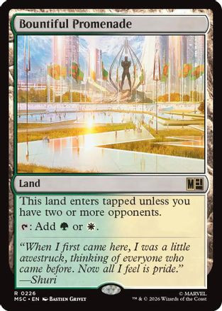 Bountiful Promenade (MSC-226) - Commander: Marvel Super Heroes、Wizards of the Coast、kayou