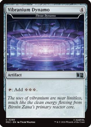 Vibranium Dynamo - Thran Dynamo (MSC-290) - Commander: Marvel Super Heroes、Wizards of the Coast、kayou