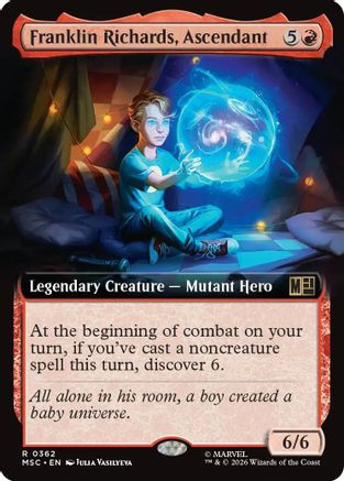 Franklin Richards, Ascendant (Extended Art) (MSC-362) - Commander: Marvel Super Heroes、Wizards of the Coast、kayou