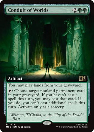 Conduit of Worlds (Extended Art) (MSC-378) - Commander: Marvel Super Heroes、Wizards of the Coast、kayou