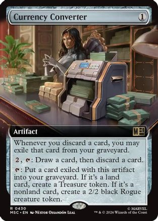 Currency Converter (Extended Art) (MSC-430) - Commander: Marvel Super Heroes、Wizards of the Coast、kayou
