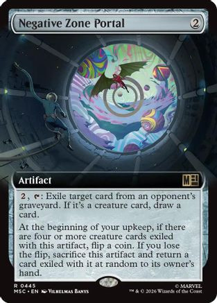 Negative Zone Portal (Extended Art) (MSC-445) - Commander: Marvel Super Heroes、Wizards of the Coast、kayou