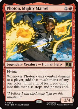 Photon, Mighty Marvel (MSC-058) - Commander: Marvel Super Heroes、Wizards of the Coast、kayou