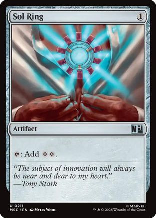 Sol Ring (0211) (MSC-211) - Commander: Marvel Super Heroes、Wizards of the Coast、kayou