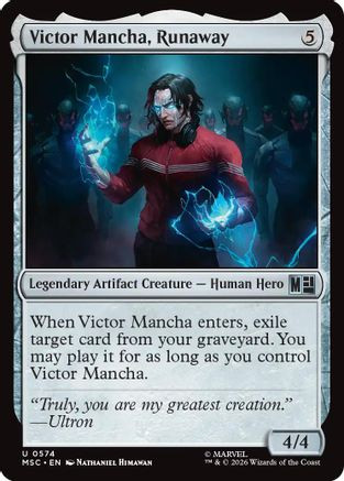 Victor Mancha, Runaway (MSC-574) - Commander: Marvel Super Heroes、Wizards of the Coast、kayou
