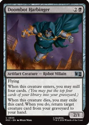 Doombot Harbinger (MSC-655) - Commander: Marvel Super Heroes Foil、Wizards of the Coast、kayou