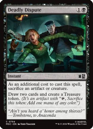 Deadly Dispute (MSC-794) - Commander: Marvel Super Heroes Foil、Wizards of the Coast、kayou