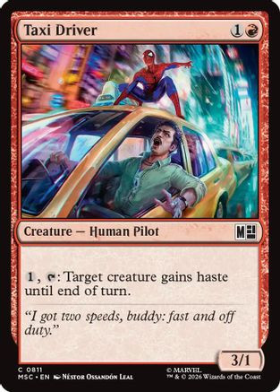 Taxi Driver (MSC-811) - Commander: Marvel Super Heroes、Wizards of the Coast、kayou