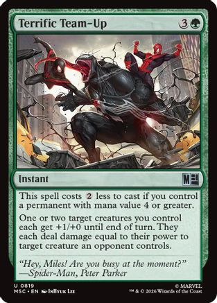 Terrific Team-Up (MSC-819) - Commander: Marvel Super Heroes、Wizards of the Coast、kayou