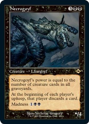 Necrogoyf (Retro Frame) (Foil Etched) (MH2-398) - Modern Horizons 2 Foil、Wizards of the Coast、kayou