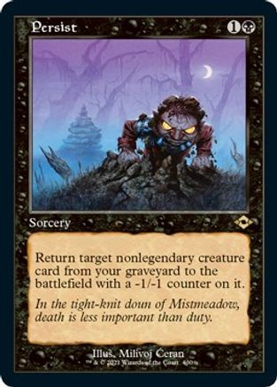 Persist (Retro Frame) (Foil Etched) (MH2-400) - Modern Horizons 2 Foil、Wizards of the Coast、kayou