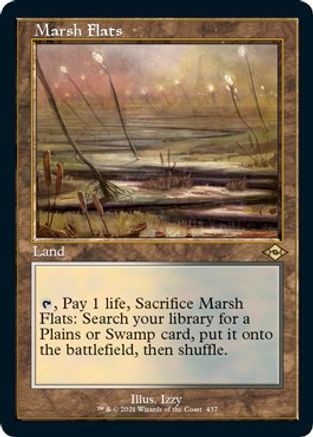 Marsh Flats (Retro Frame) (Foil Etched) (MH2-437) - Modern Horizons 2 Foil、Wizards of the Coast、kayou