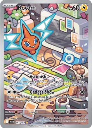 Rotom - 197/182 197 - SV10 Destined Rivals Holofoil (LP)、The Pokémon Company、kayou