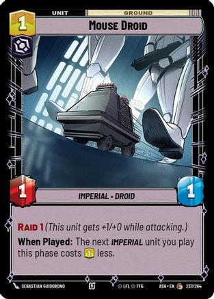 Mouse Droid (237/264) - Ashes of the Empire、Fantasy Flight Games、kayou