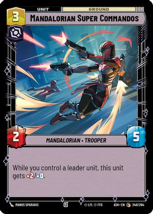 Mandalorian Super Commandos (240/264) - Ashes of the Empire、Fantasy Flight Games、kayou