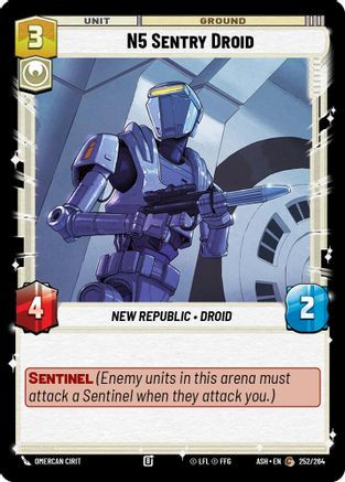 N5 Sentry Droid (252/264) - Ashes of the Empire、Fantasy Flight Games、kayou